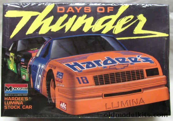 Models & Kits Kits NASCAR 1990 Monogram Days of Thunder #18 Hardees